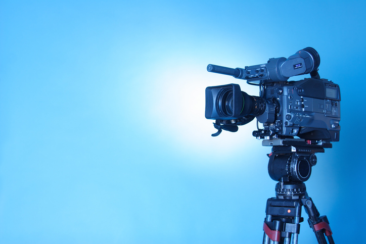 professional TV camera