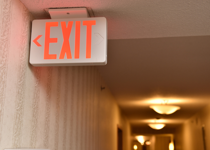 exit sign