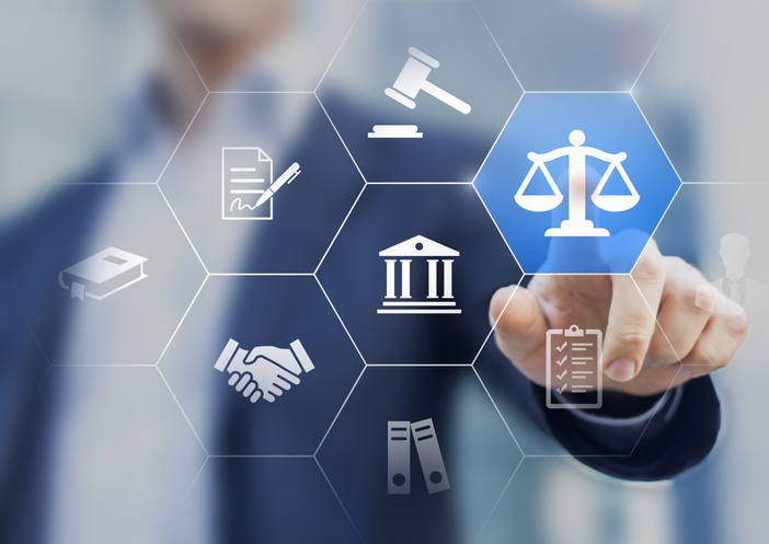 businessman selected legal services