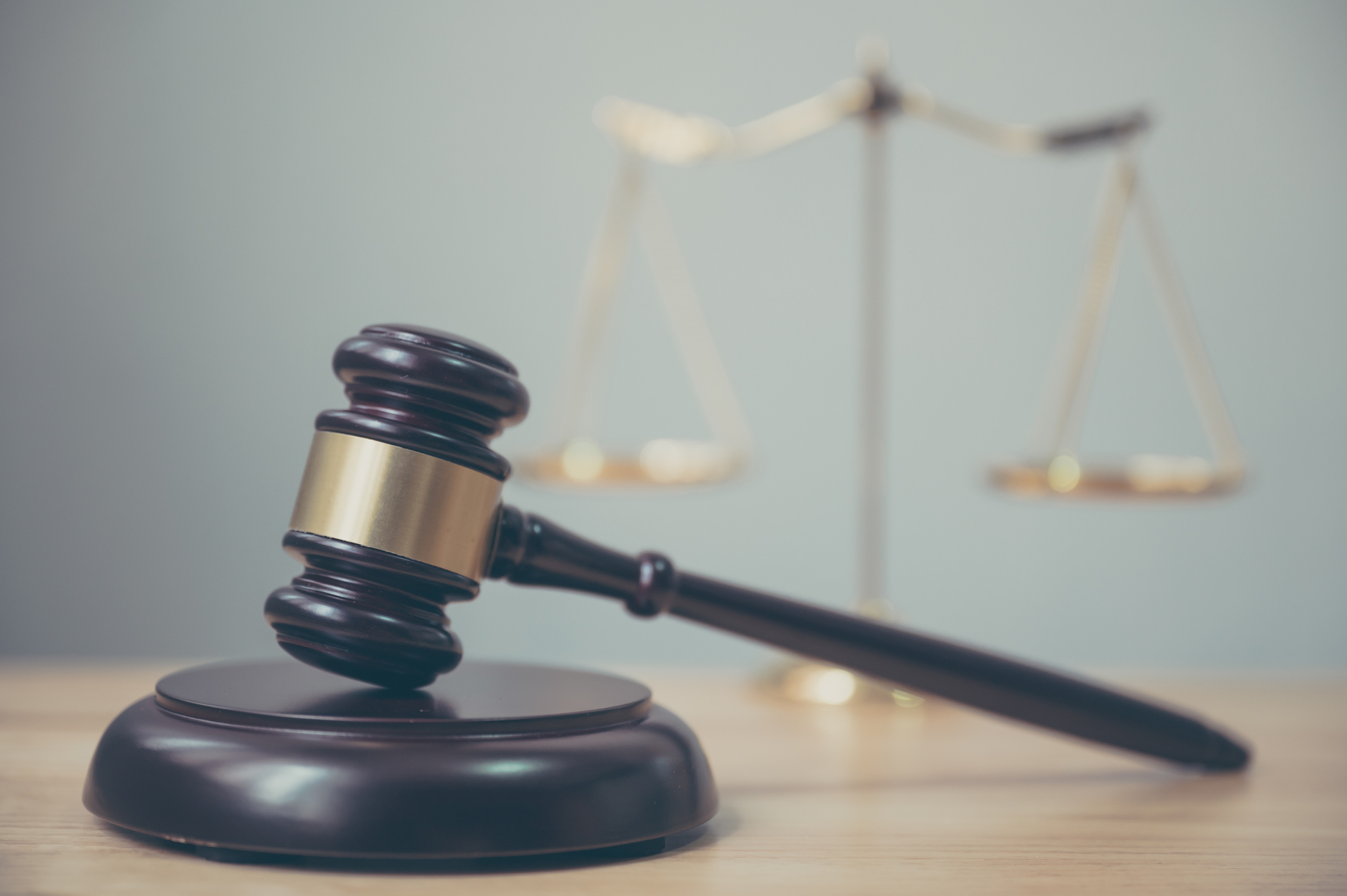 gavel with 