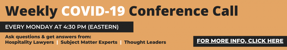 Weekly COVID-19 Conference Call | Every Monday | Click Here For More Info